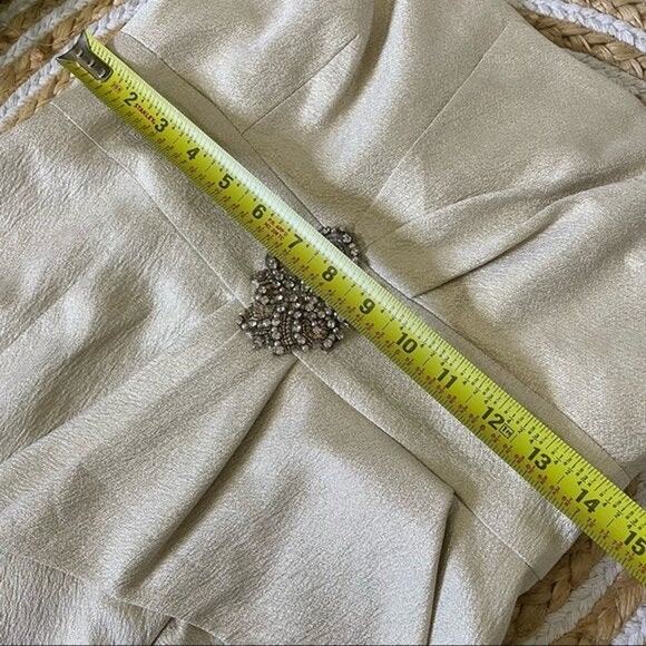 DAVID MEISTER Womens Strapless Embellished Evening Cocktail Mini Dress Size 8 - Picture 3 of 11